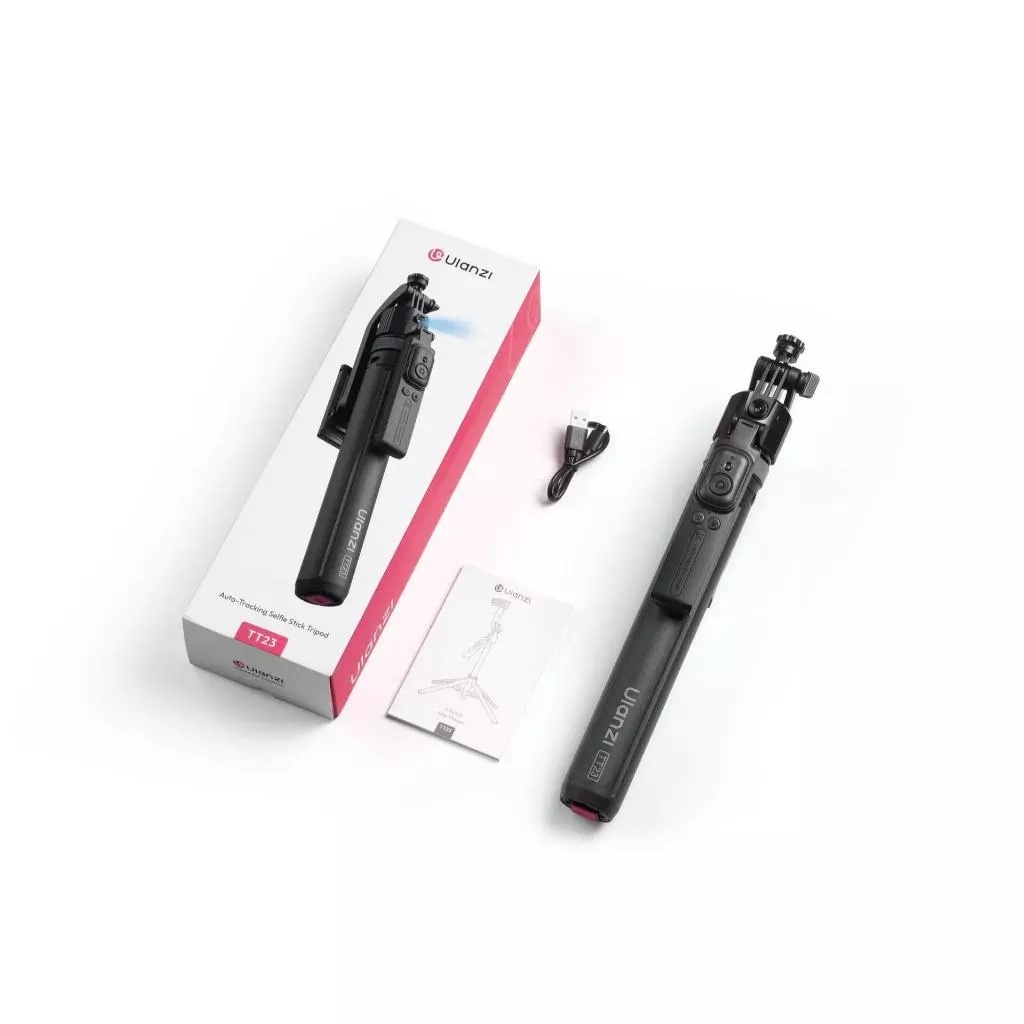 ULANZI TT23 Tripé De Auto-Rastreamento AI 360° Clipe/MagSafe Bastão De Selfie Controle Bluetooth