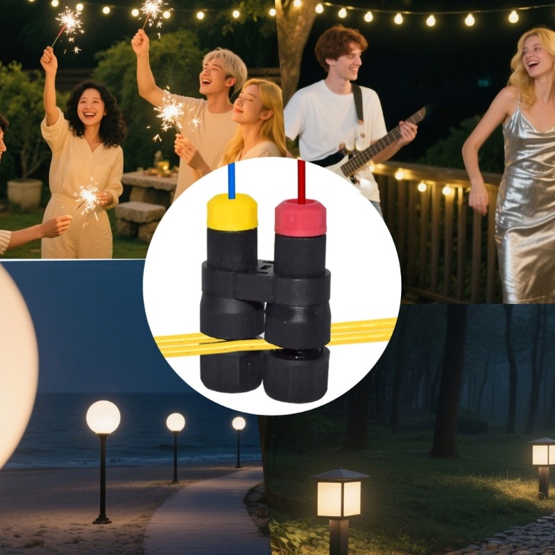 Juntas Fio Piercing TENB 30 Pack Para Iluminação Jardim 12V 24V