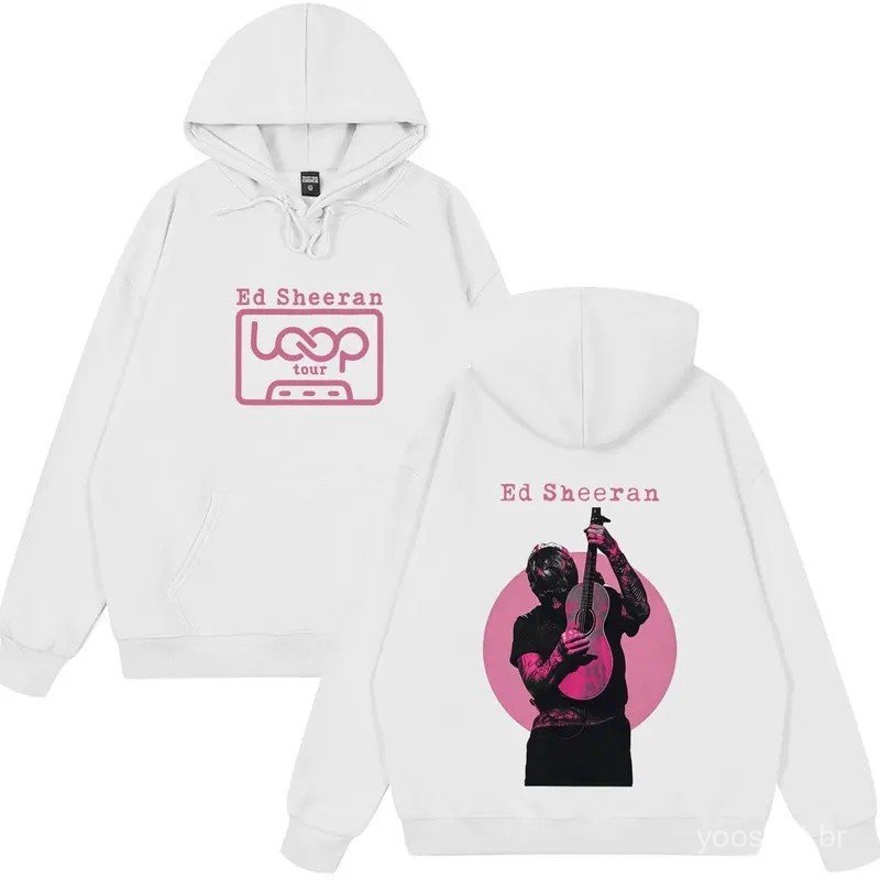 Ed Sheeran Loop Tour 2026 Print Sweatshirt Men Women Hip-hop Pullover Long Sleeves Casual Loose Oversized High Quality H