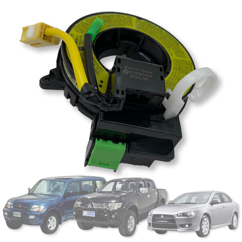 CINTA AIRBAG HARD DISC LANCER 2003 A 2012 C/ CONTROLE SOM