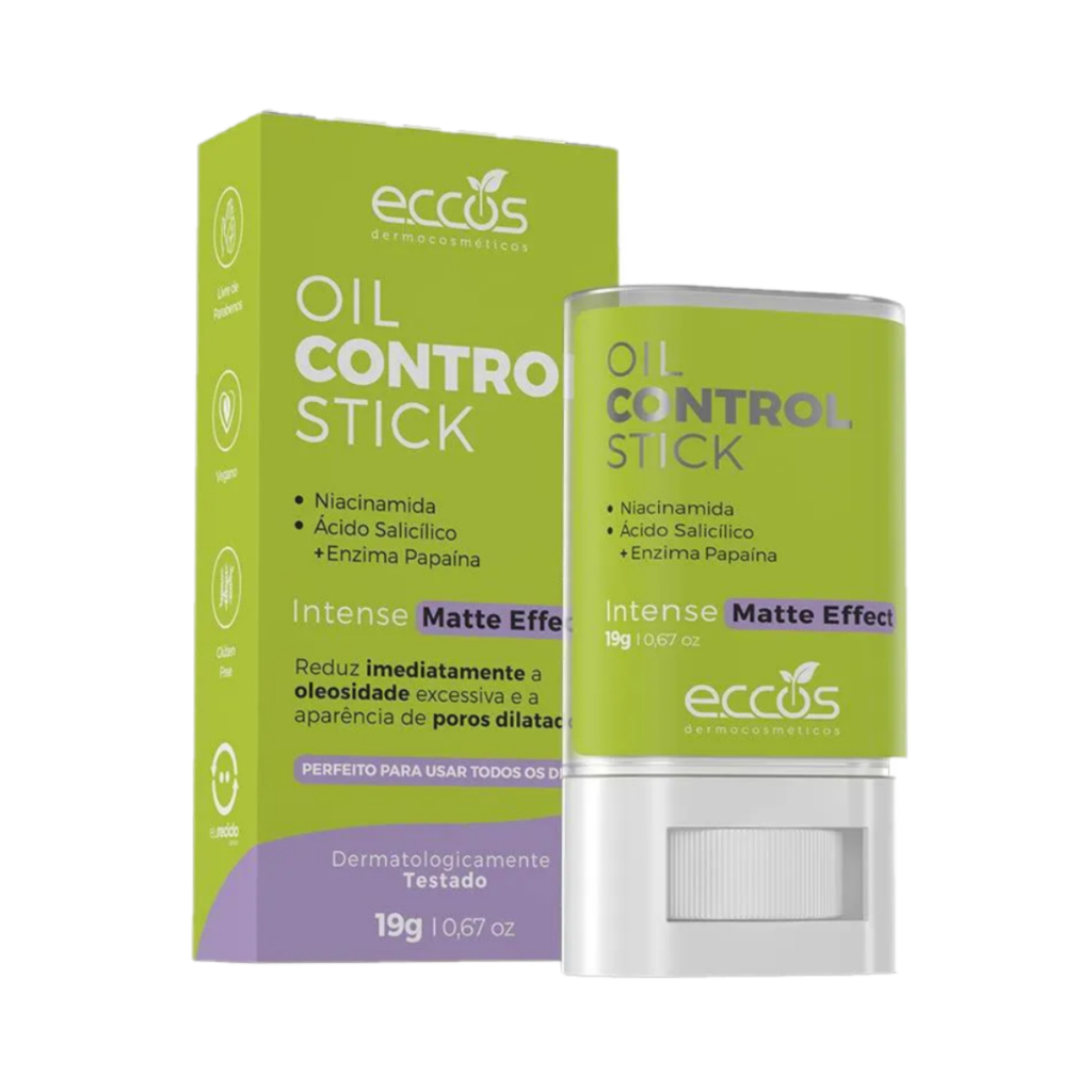 Oil Control Stick 19g Bastão Controle De Oleosidade Eccos