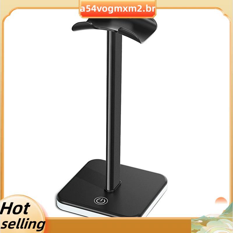 Liga De Alumínio RGB Fone De Ouvido Titular Display Rack Espaço-Economia Desktop Organizador Cabeça Suporte De Montagem