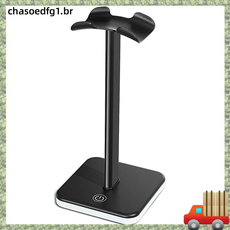 Organizador De Mesa Suporte De Fone De Ouvido De Alumínio RGB Display Rack De Economia De Espaço Montado Na Cabeça
