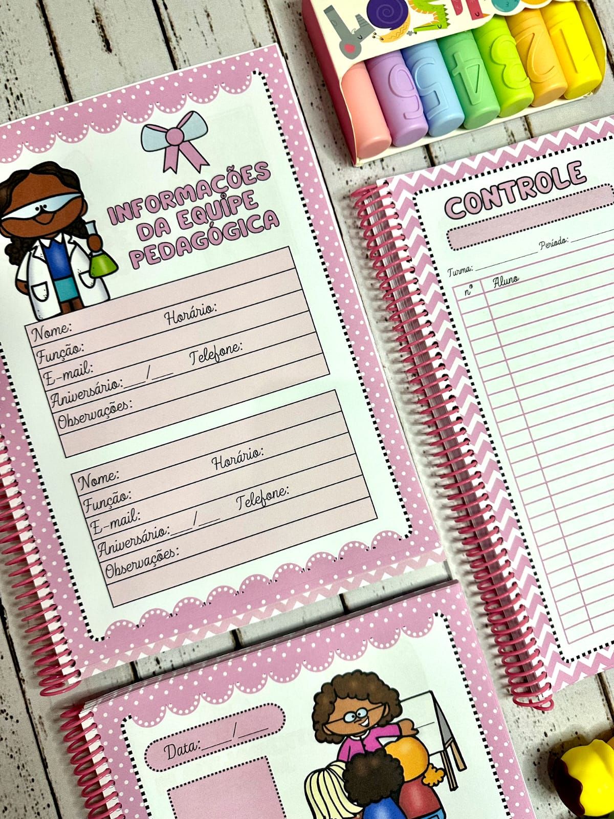 Caderno organizador da professora ( 2024)