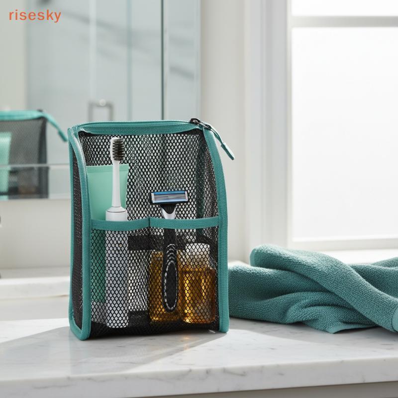 Bolsa De Higiene Pessoal Para Viagem Em Malha Respirável Stand Up Poets De Armazenamento