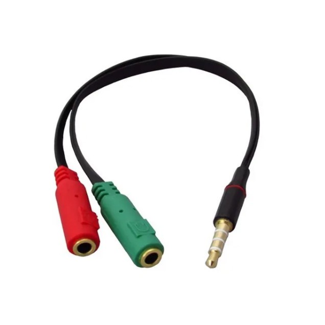 Adaptador De Fone Headset P2/ P3 Pc Xbox One Ps4