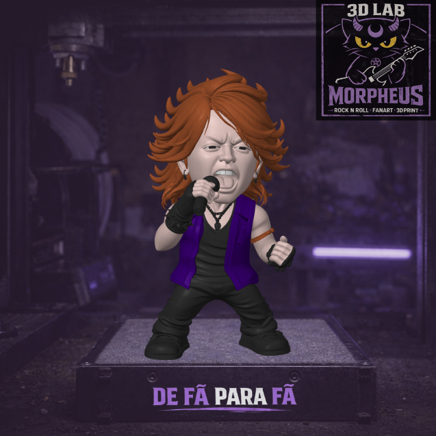 Morpheus PopCrafters Japanese Rock Vocal Tribute Impressao 3D Premium