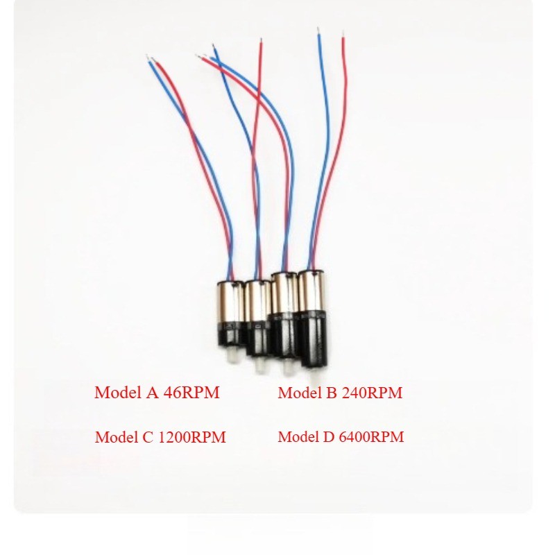 Mini Pequeno Motor Redutor De Engrenagem De Caixa De Engrenagens Planetária De 6mm DC 3V 45RPM-6400RPM Micro Coreless En