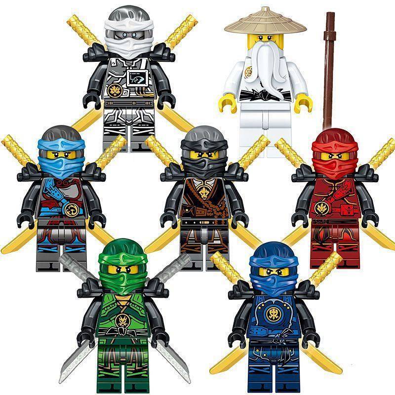 New 7th Season Ninjago Building Blocks Boy Lloyd Assembled Building Block Toys qstw