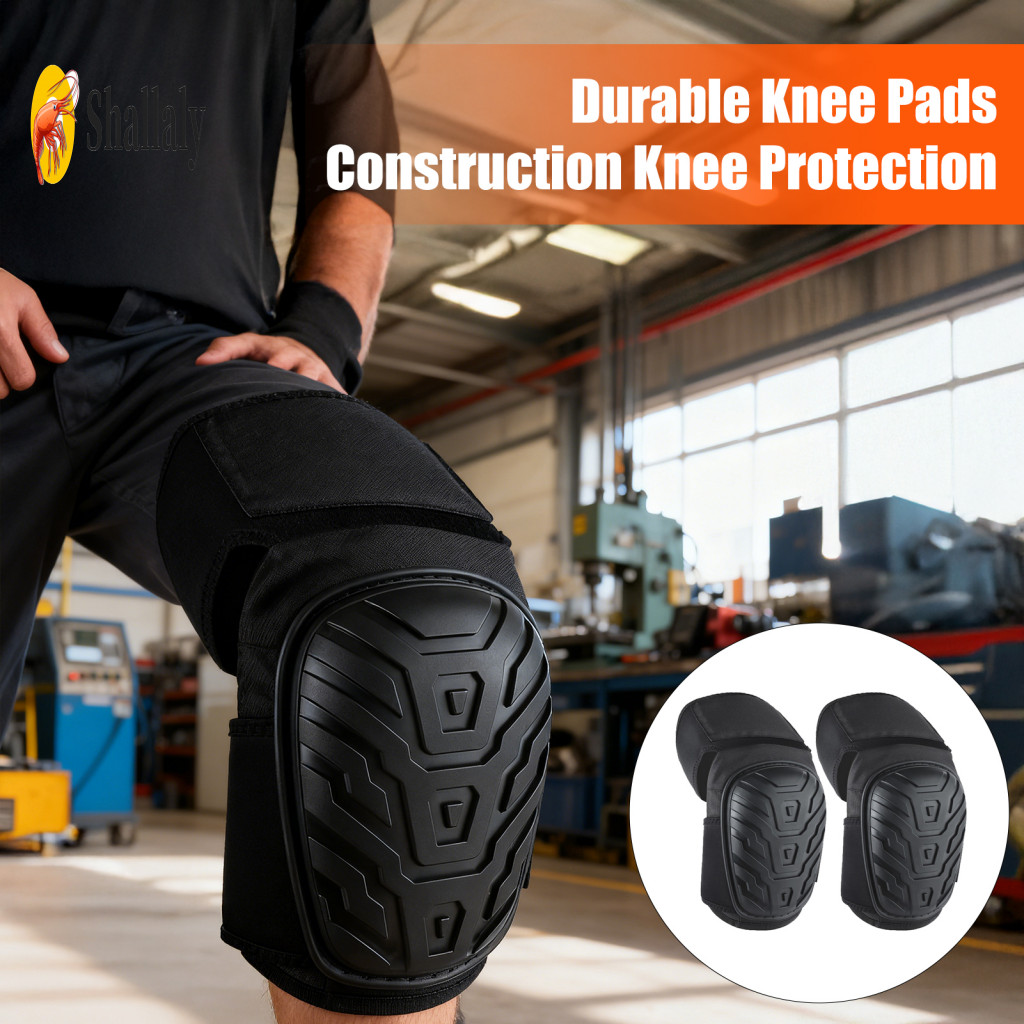 Adjustable Knee Pads Wear-resistant Heavy Duty for Construction Gardening – Thick Foam Straps Non-slip Professional fo