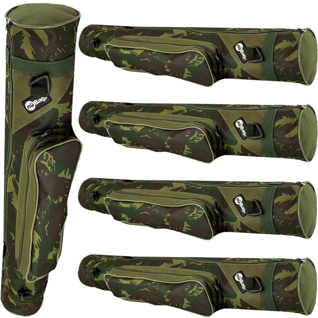 Kit 05 ou 10 Porta Varas Bolsa com Alça e Bolso 65cm Para Transporte Pesca Telescópio Tripé