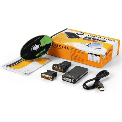 Adaptador De Vídeo Usb 2.0 X Vga Dvi Hdmi Multi Display Uga C/Nota Fiscal