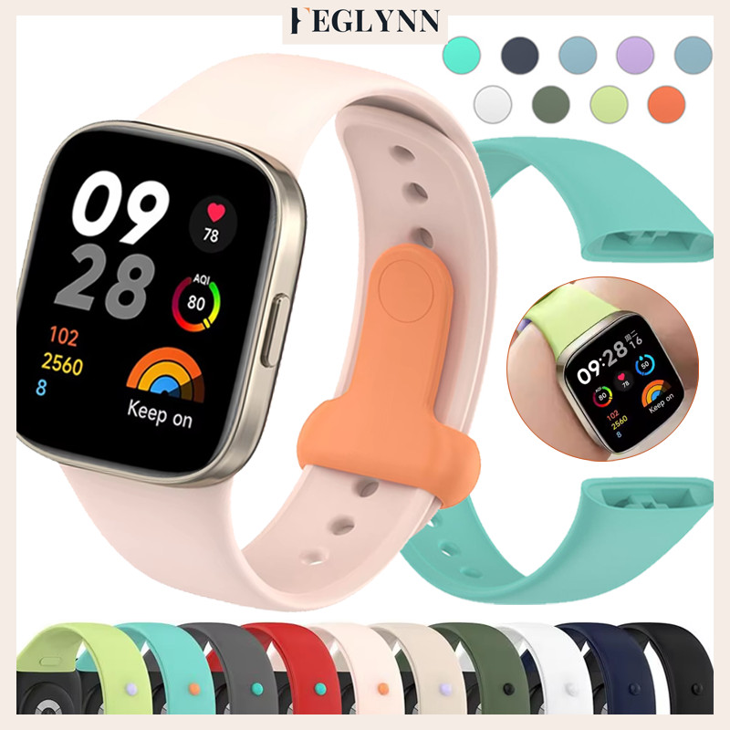 Pulseira De Silicone Bracelet Strap Acessórios Esporte Para Relógio Smartwatch Redmi Watch 3 Xiaomi Redmi 3 Band