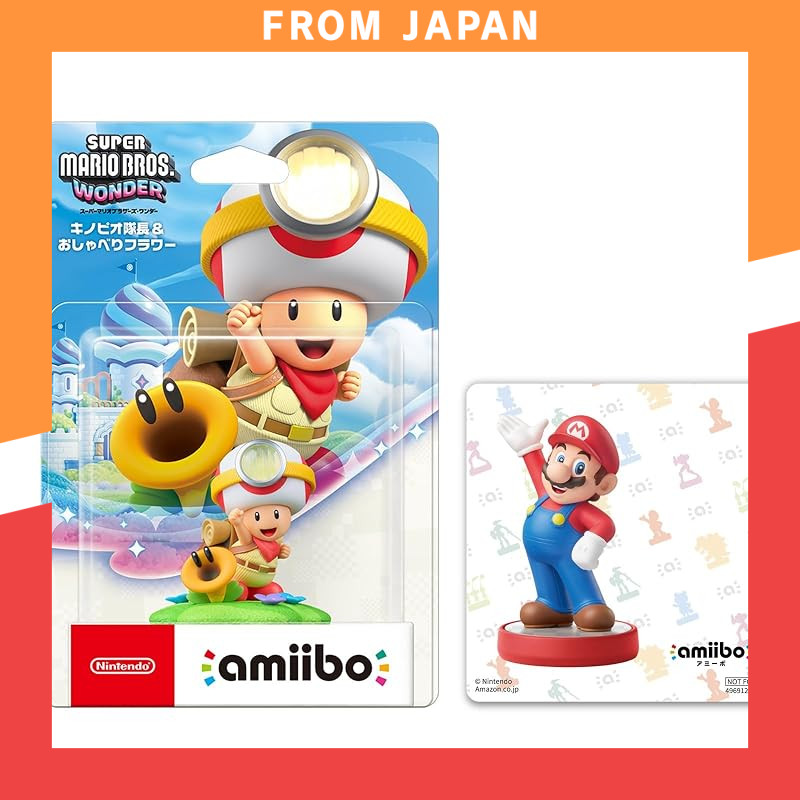 amiibo Elephant Mario Super Mario Series Figure Multi-color Available

amiibo Captain Toad and Talking Flower Super Mari
