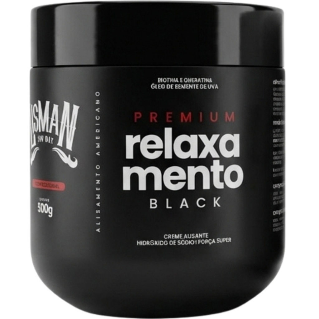 Alisamento Americano Relaxamento Masculino Black 500g Lisman