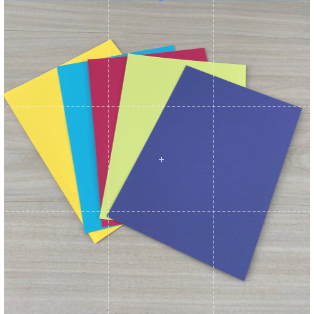 Papel color plus linha fluorescente - Color fluo 5 folhas A4 - 180 gramas
