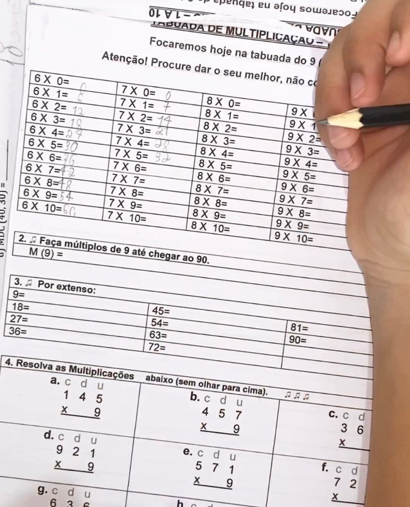 MEGATREINO de 1 ao 10 - TABUADA de MULTIPLICAÇÃO @brincandodereforcoescolar - Tia Linda Mirtes