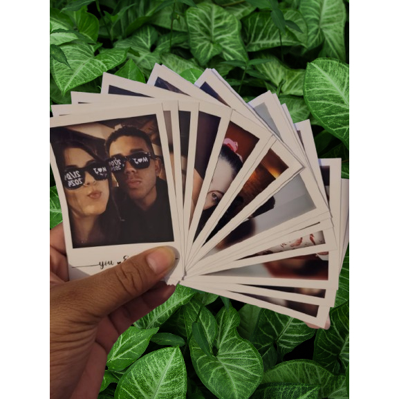 Kit Mini fotos Retro borda branca 10x7 Personalizadas - ENVIO IMEDIATO