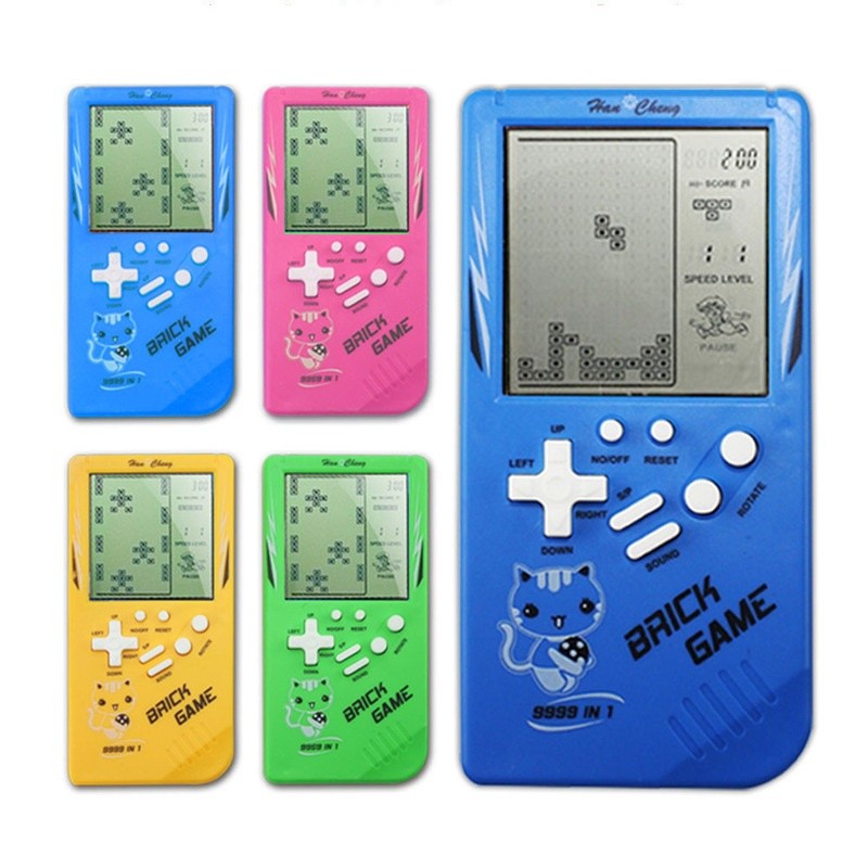 Clássico Tetris Brick Game Hand Held Retro Nostálgico Portátil Mini Brinquedo 23 Jogos