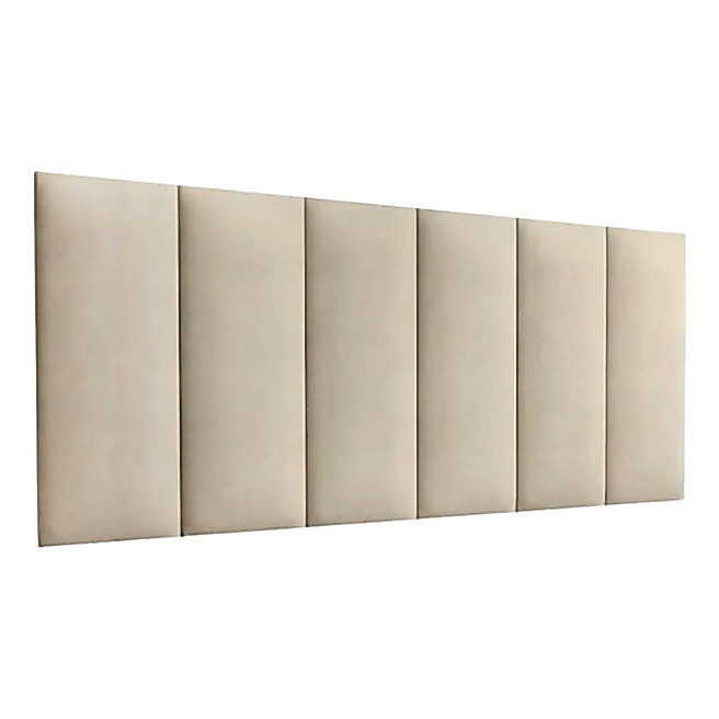 Kit Com Até 15 Placas de Cabeceira Modular Estofada  45x20cm Cama Solteiro Casal Queen King