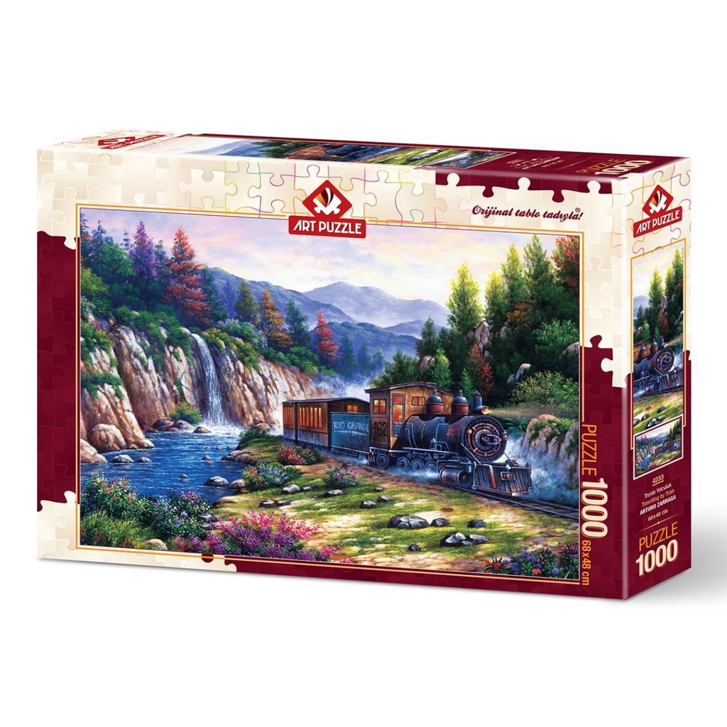 Quebra-Cabeça Importado Art Puzzle [14696] Travelling by Train - 1000 peças