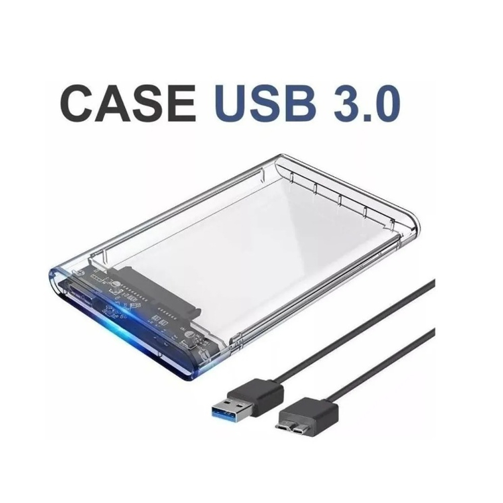 Case Hd Externo 2.5 Notebook Usb 3.0 Ps4 Xbox One Pc 6gbps