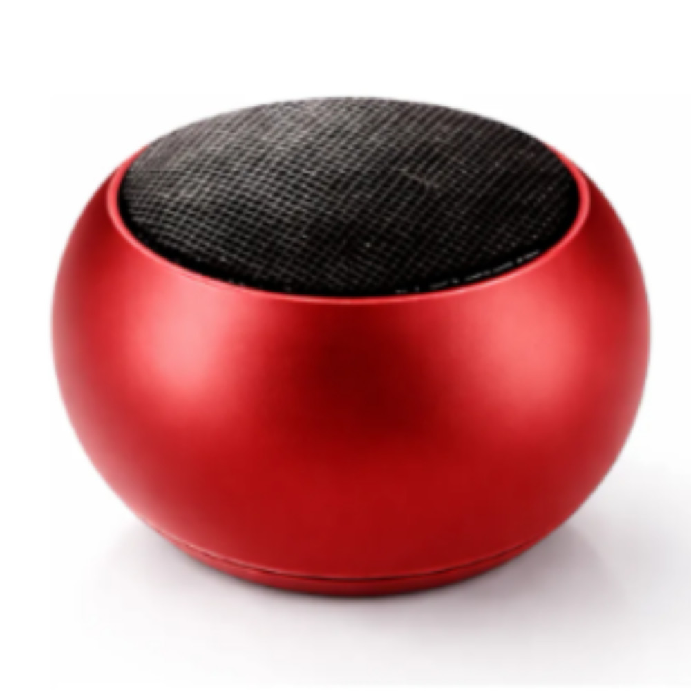 Mini Caixa Som Recarregável Bluetooth Lehmox LES-M3 Vermelho