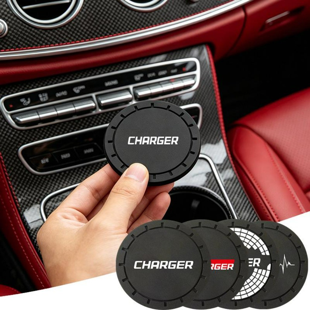 1 Peça Anti-ruído Porta Copo Silicone Carro Acessórios Para Carro For Dodge Charger SXT GT R/T Scat Pack SRT