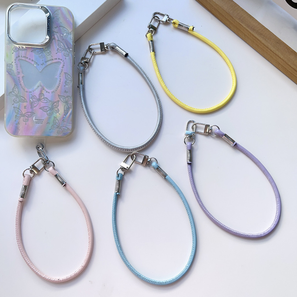 Cordão de couro sintético PU de alta qualidade, versátil, com design minimalista, disponível em várias cores, substituív