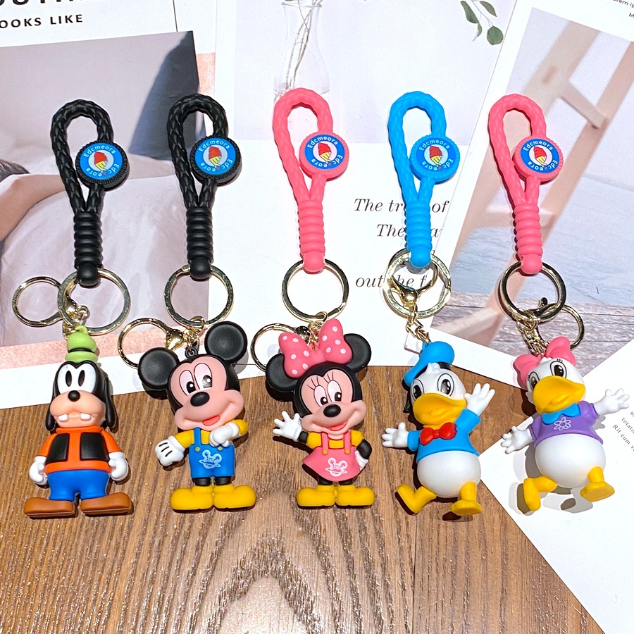 Novo Design Chaveiro Decorativo Mickey Minnie 3D Oversize para Sacolas!