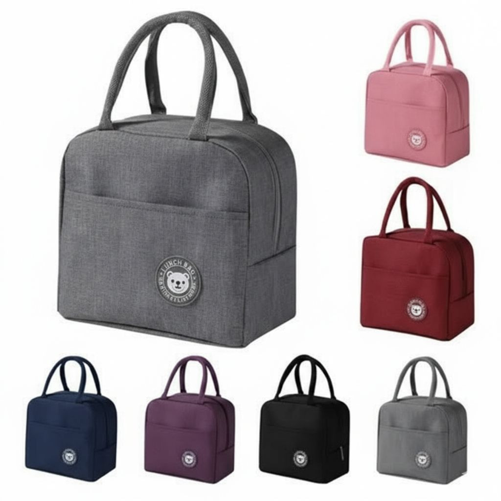 Bolsa Térmica Marmiteira Lancheira Nécessaire Design Moderno Premium Unissex Conservação