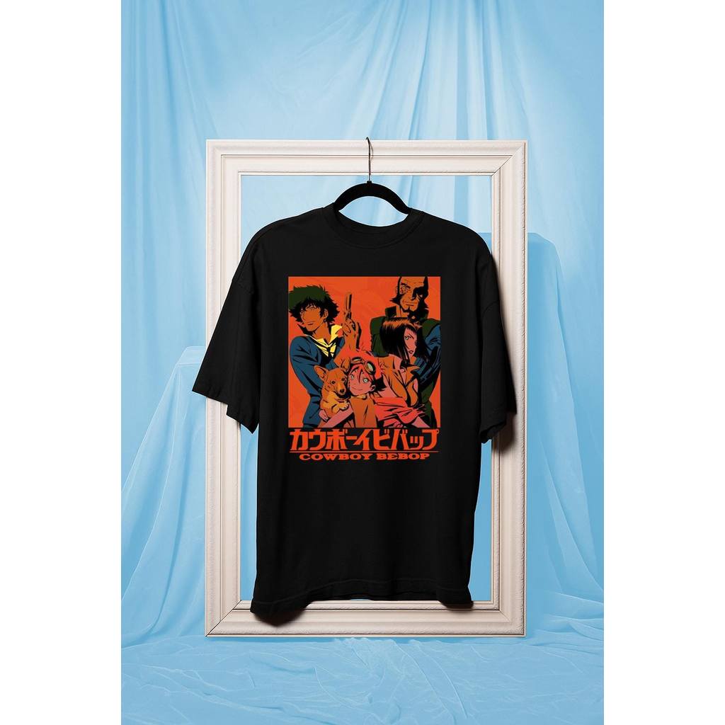 Camiseta Masculina Feminina Estampa Cowboy Bebop Crew Anime T-shirt Unissex Streetwear Envio Imediato