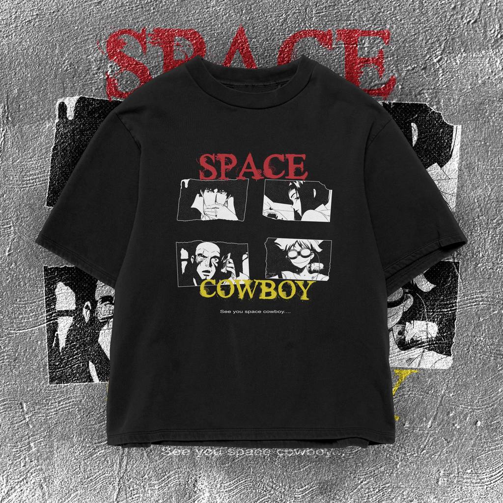 Camiseta Masculina Feminina Estampa Cowboy Bebop Space Anime T-shirt Unissex Streetwear Envio Imediato