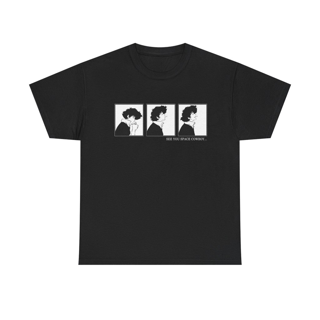 Camiseta Masculina Feminina Estampa Anime Cowboy Bebop Spike Mangá T-shirt Unissex Streetwear Premium Algodão