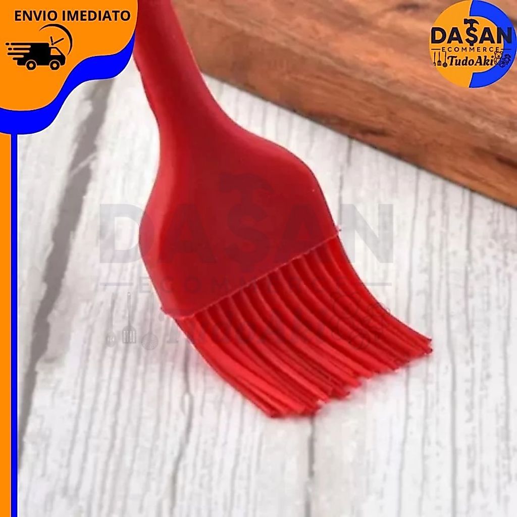 Mini Pincel de Silicone 20cm – Utensílio P para Cozinha e Confeitaria EM7429