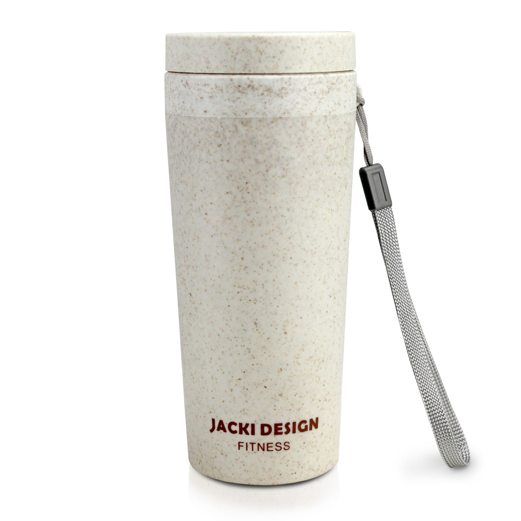 Copo Liso Com Alca E Tampa 300 Ml Verde Jacki Design