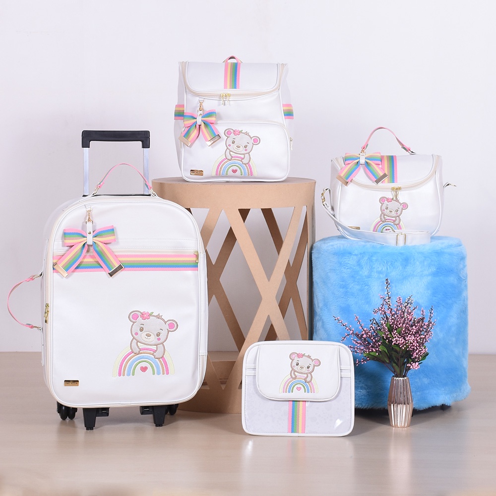 Kit Bolsa Maternidade Candy Colors - 04 Peças