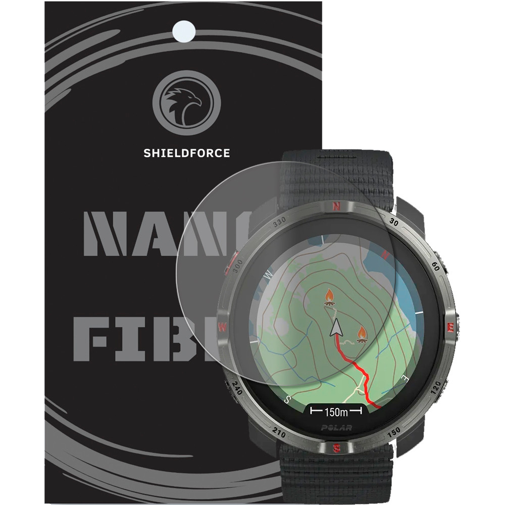 Película para Polar Grit X2 ShieldForce Nano Vidro (1x Unid)