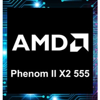 Processador AMD Phenom II X2 BE 555 Dual Core Socket AM2+/AM3 - HDZ555WFK2DGM