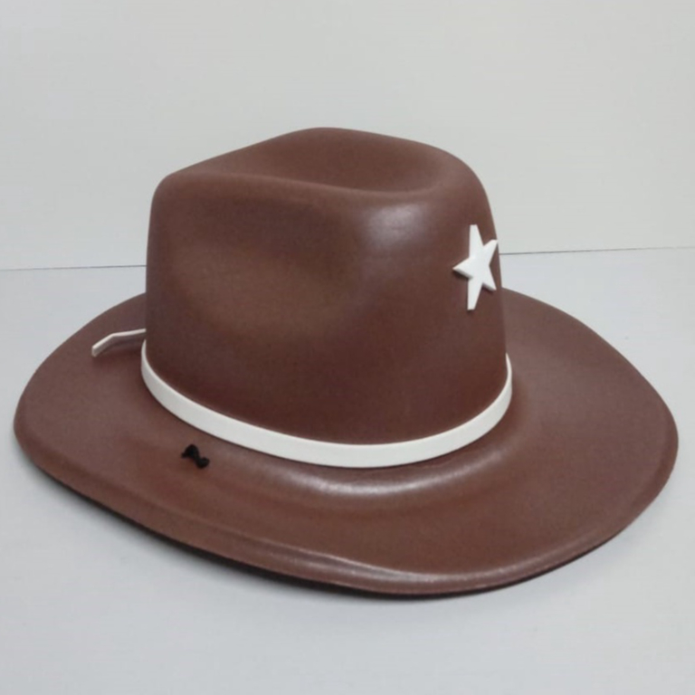 Chapéu Cowboy feito em Eva