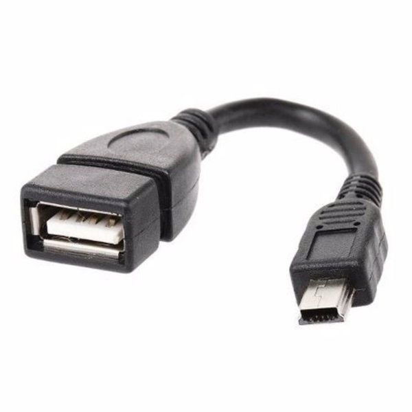 Cabo Otg V3 Mini Usb Adap Pendrive Som Automotivo Tablet ws
