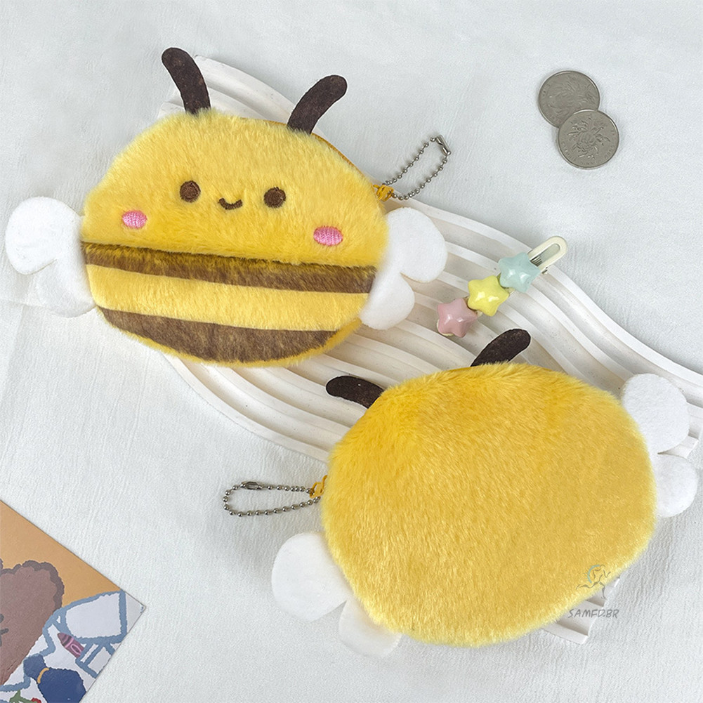Capa Protetora De Pelúcia Para AirPods-Compatível Bonito Dos Desenhos Animados Moda Moeda Bolsa Presente Perfeito