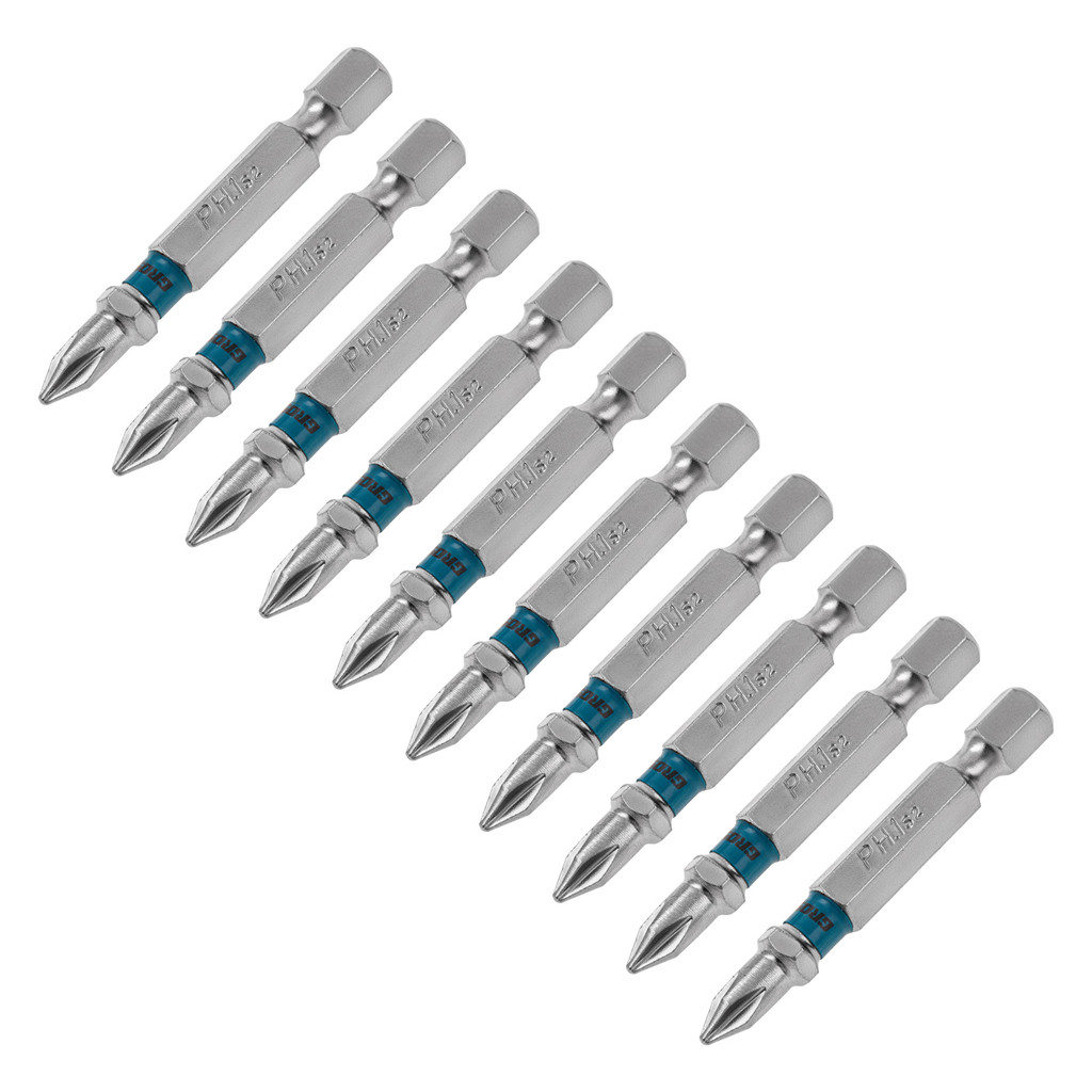 BITS PHILLIPS PH1, ACO CROMO MOLIBDENIO, 50MM, 10PCS // GROSS