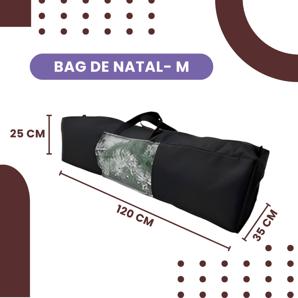 Bolsa Protetora P/ Guardar Árvores De Natal M - Impermeável - Armazenamento e Transporte