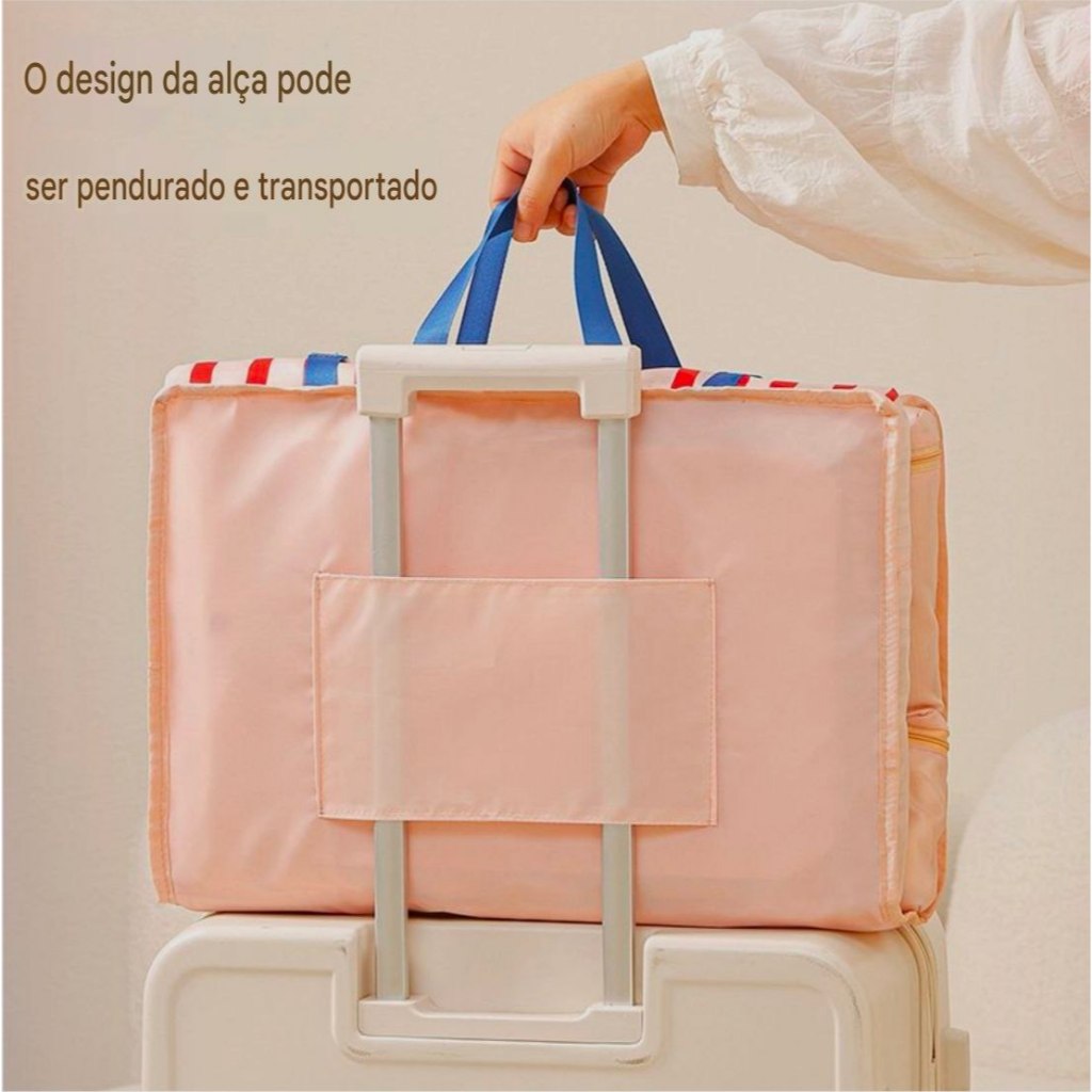 Bolsa Organizadora Suspensa de Armazenamento Portátil  Bolsa Grande Impermeável Organizadora e Portátil