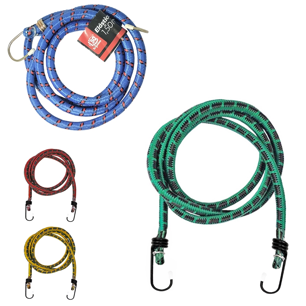 ELASTICO EXTENSOR MULTIUSO COLORS 1,5MX9MM Código 2832808
