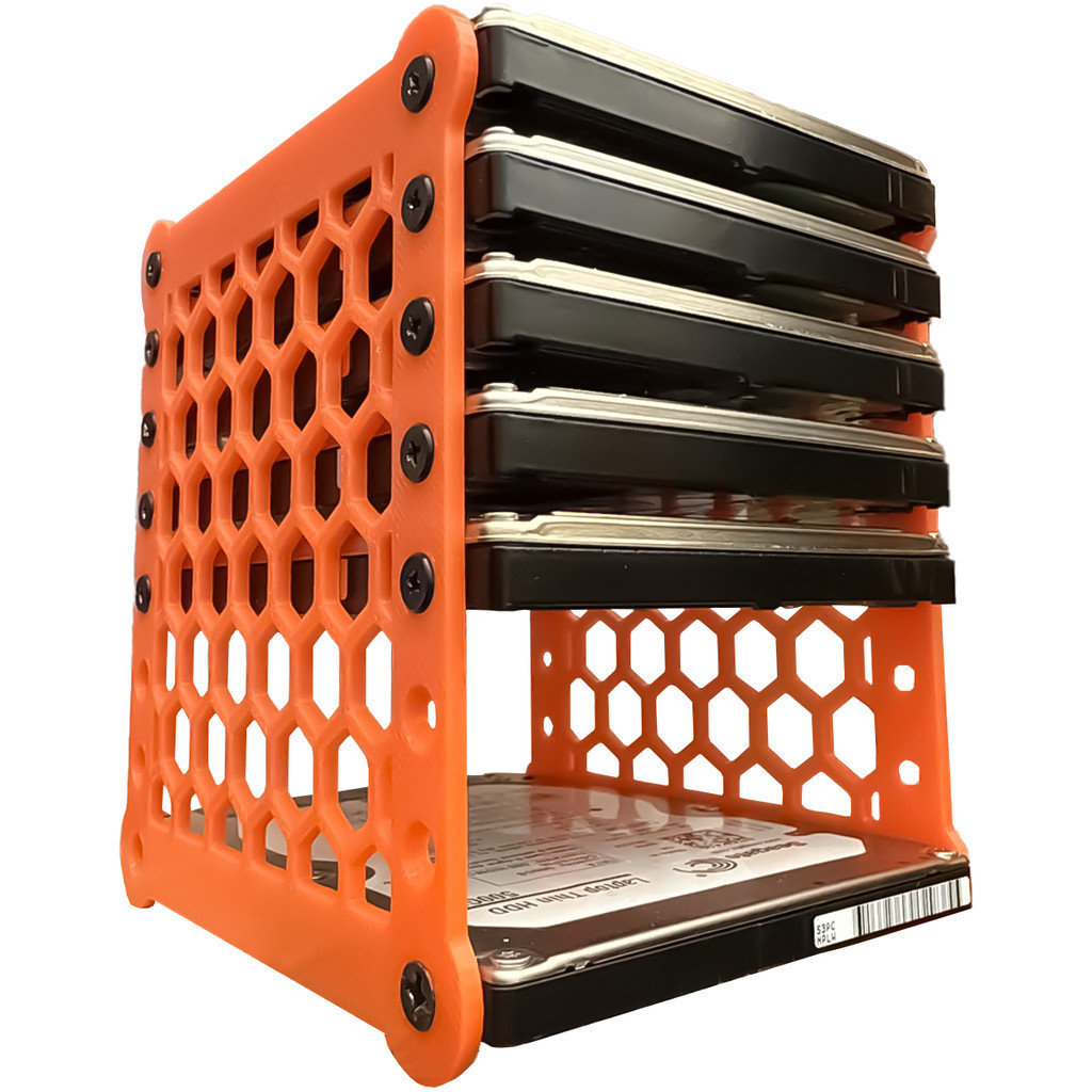 Suporte Rack Vertical Para 8 HDs Externos 2.5 Reforçado