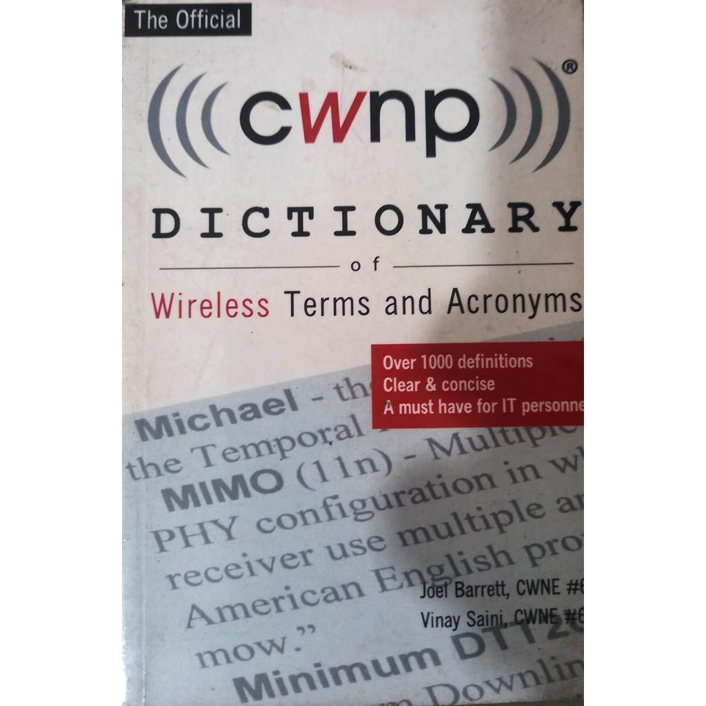 The Cwnp Dictionary of Wireless Terms & Acronyms autor Joel Barrett