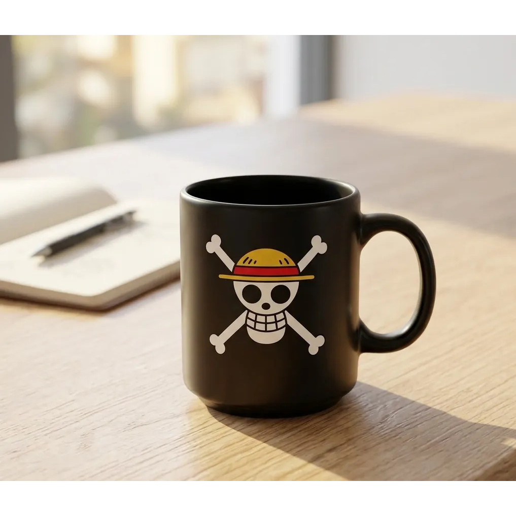 Caneca Mini Personagens Tina Empilhável P Coleção Cor One Piece Preta