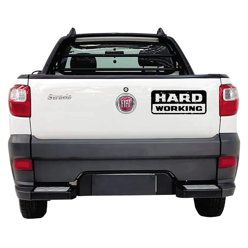Adesivo Hard Working + Working Fiat Strada Kit 3 Pcs Strada
